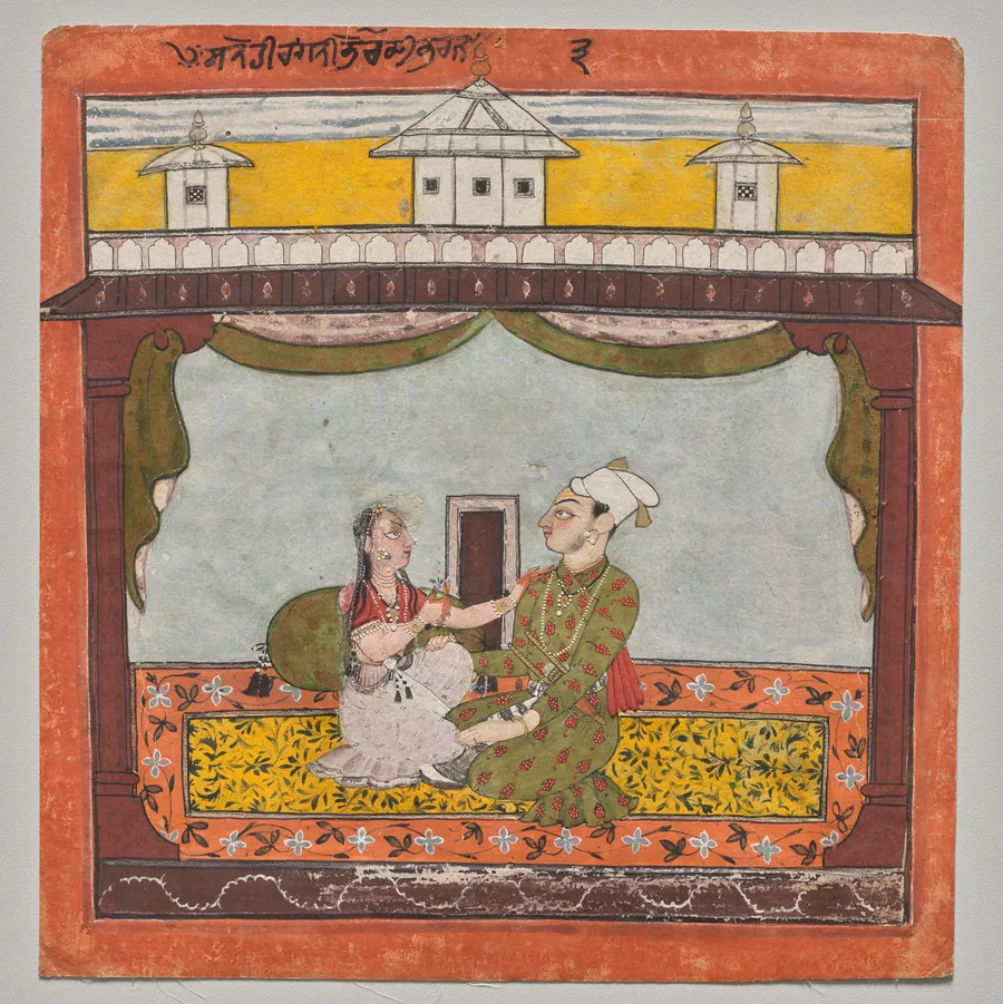 Sanehi Ragini, from the “Second Basohli" Ragamala