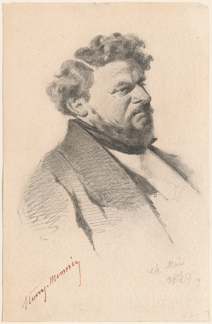 Portrait of a Man by Henry Bonaventure Monnier