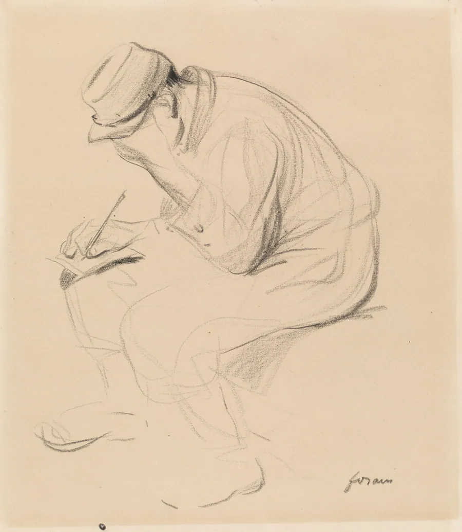 Le Poilu (French Soldier Writing Home) by Jean-Louis Forain