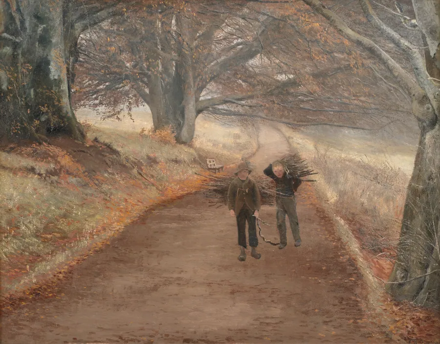 Gangsti ved Herlufsholm by L.A. Ring