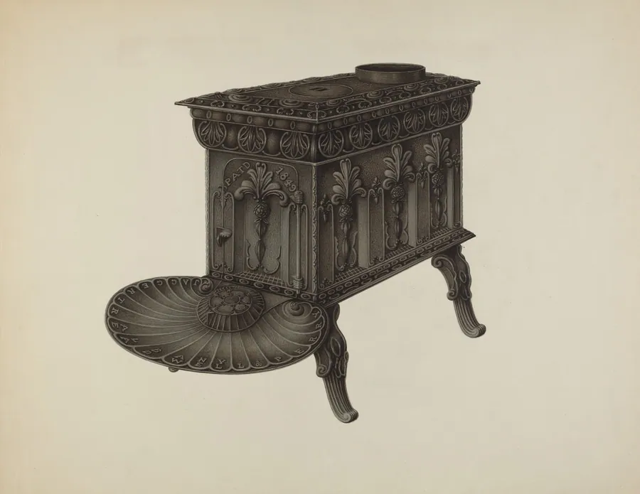 Foot Stove by Wilbur M Rice