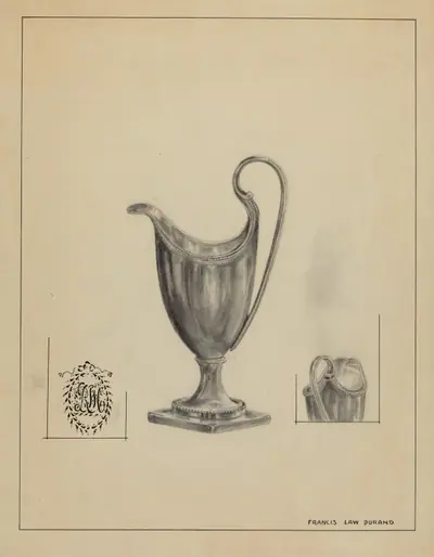 Silver Cream Pitcher