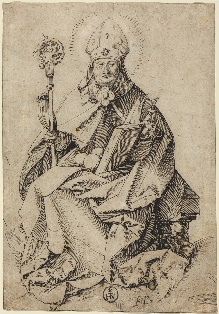 Saint Nicholas by Sebald Beham
