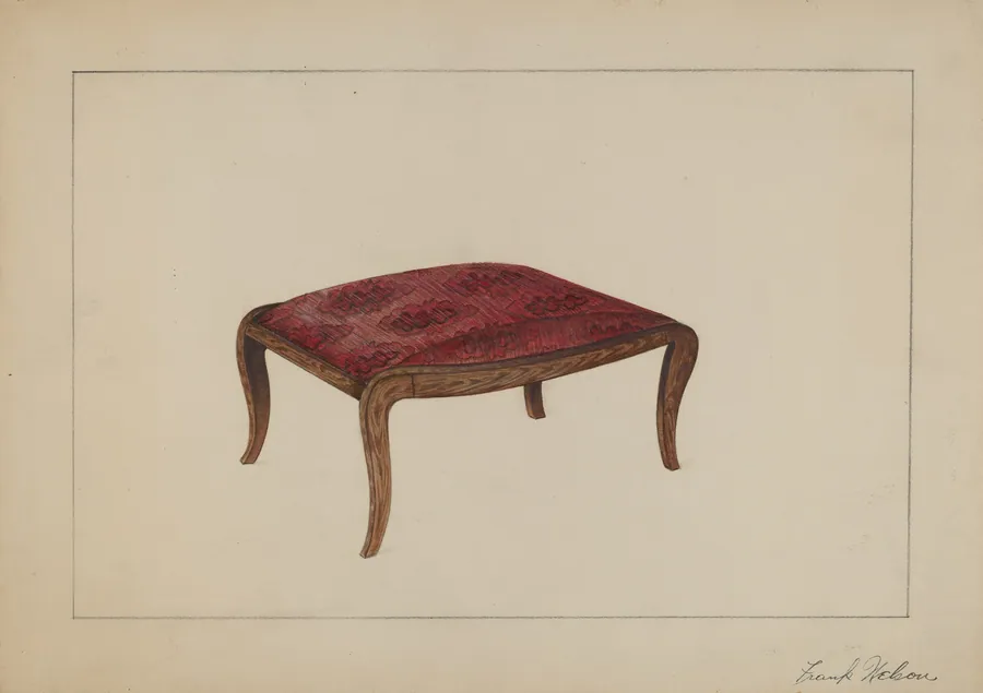 Foot Stool by Frank Nelson