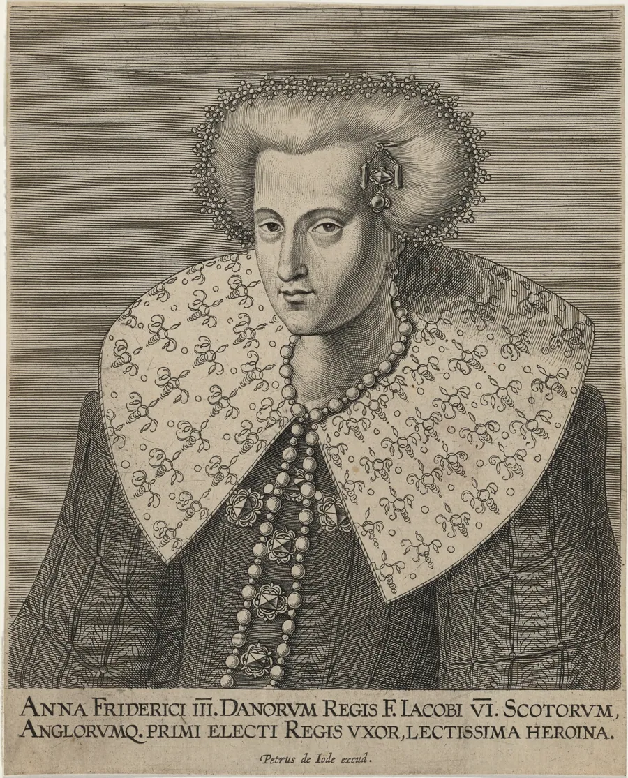 Anne of Denmark, Queen of Scotland and England by Pieter de Jode I