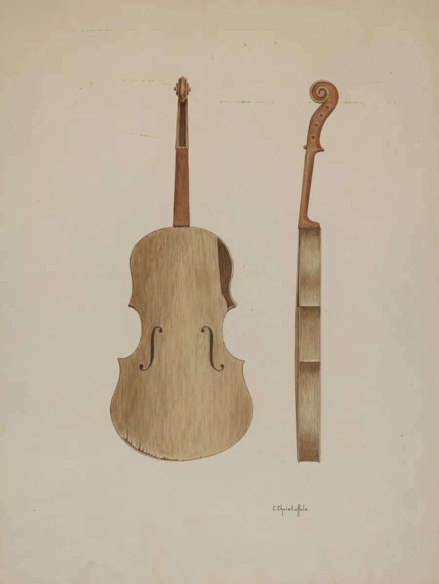 Violin by Cornelius Christoffels