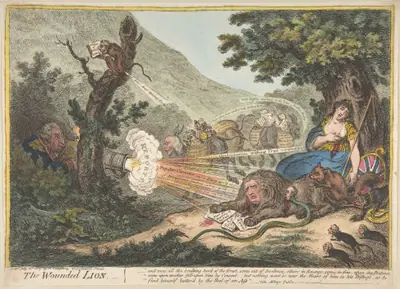 The Wounded Lion