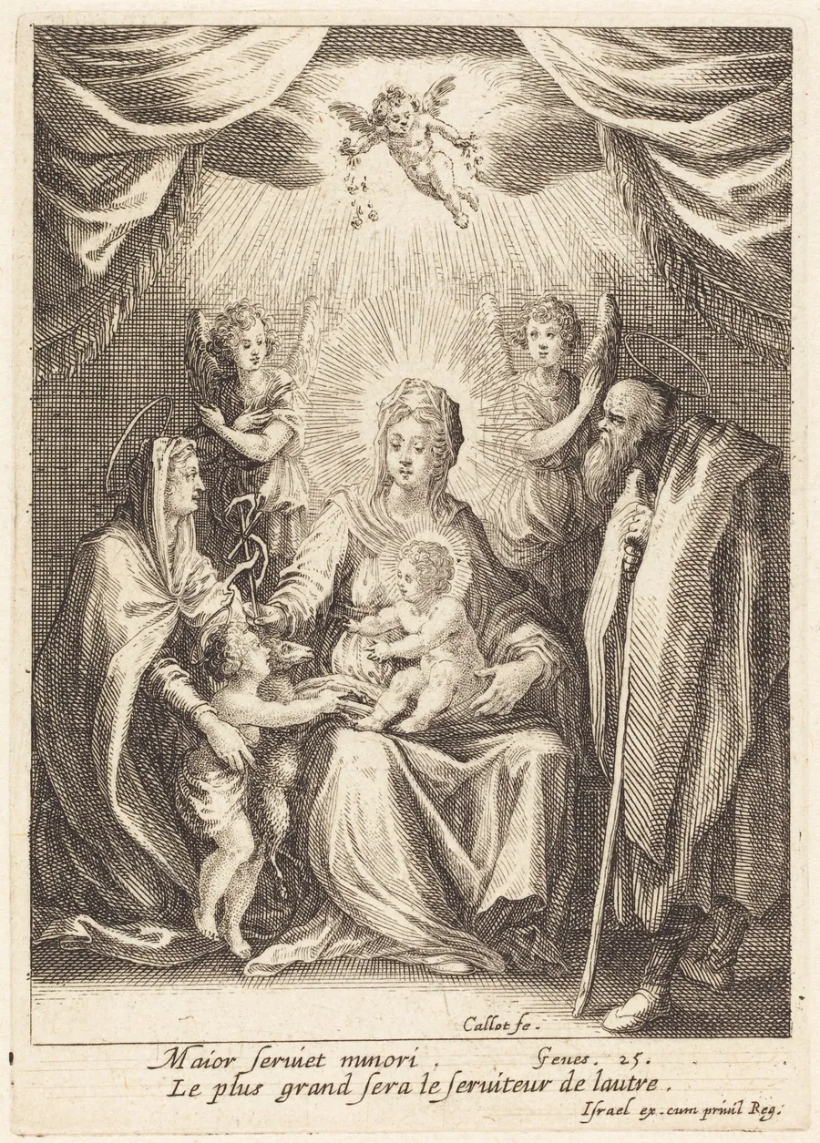 The Homages of the Infant Saint John by Jacques Callot