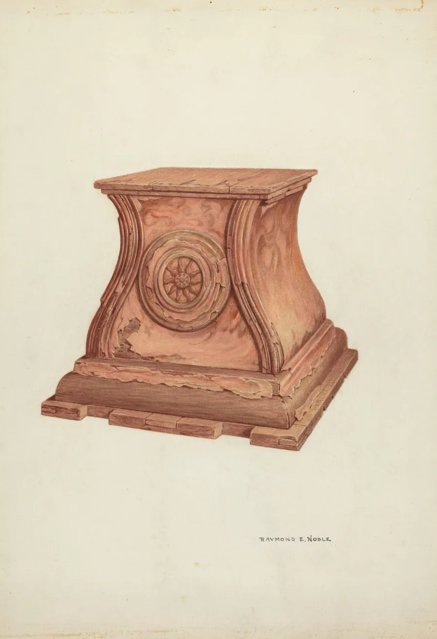 Stand for Baptismal Font by Raymond E. Noble