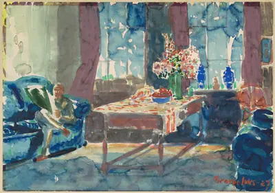 Self-Portrait: Interior of My New York Apartment