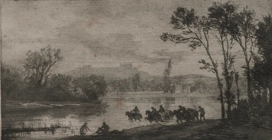 The Little Cavaliers by Charles François Daubigny