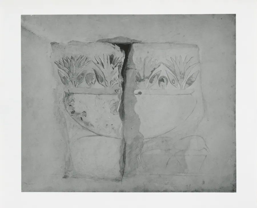 Floral Decoration, Mastaba of Perneb by Unknown Copyist