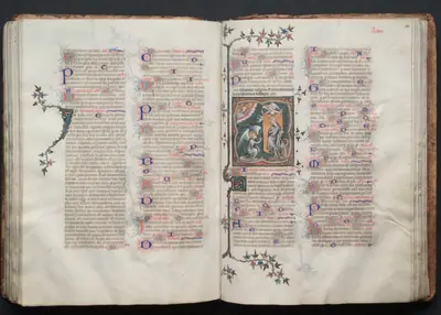 The Gotha Missal: Fol. 109v, Text