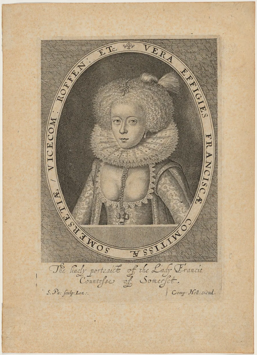 Frances, Countess of Somerset by Simon van de Passe