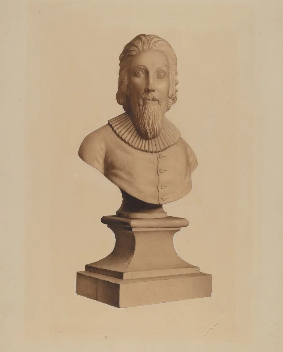 Bust of Gov. John Winthrop by Joseph Goldberg
