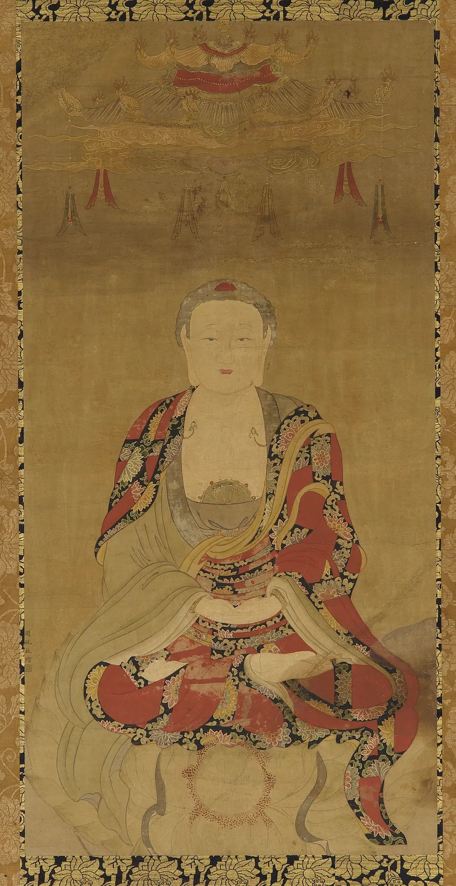 Dhyani Buddha by Formerly attributed to Zhou Shan (active mid-12th century)