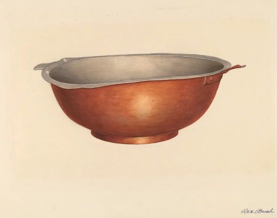 Copper Bowl by Rex F. Bush