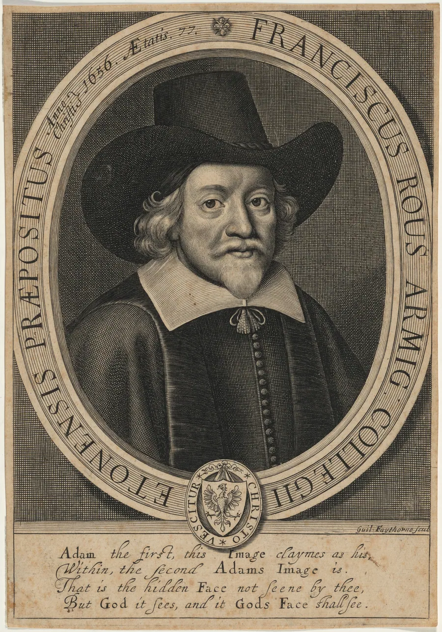 Francis Rous by William Faithorne