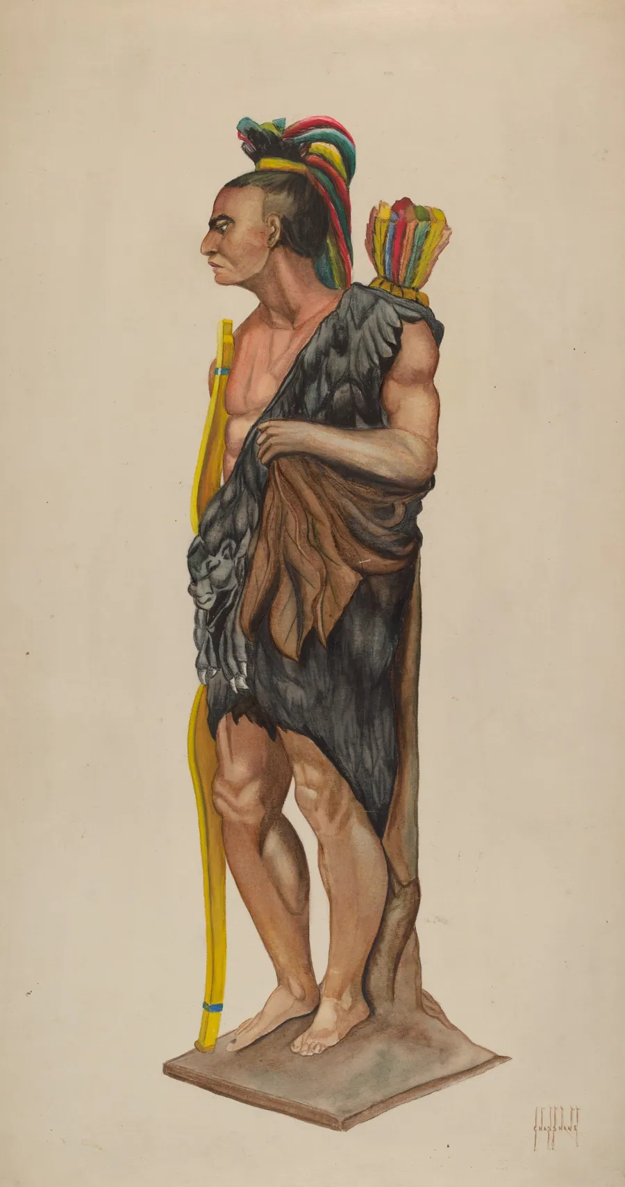 Cigar Store Indian by Charles R. Shane