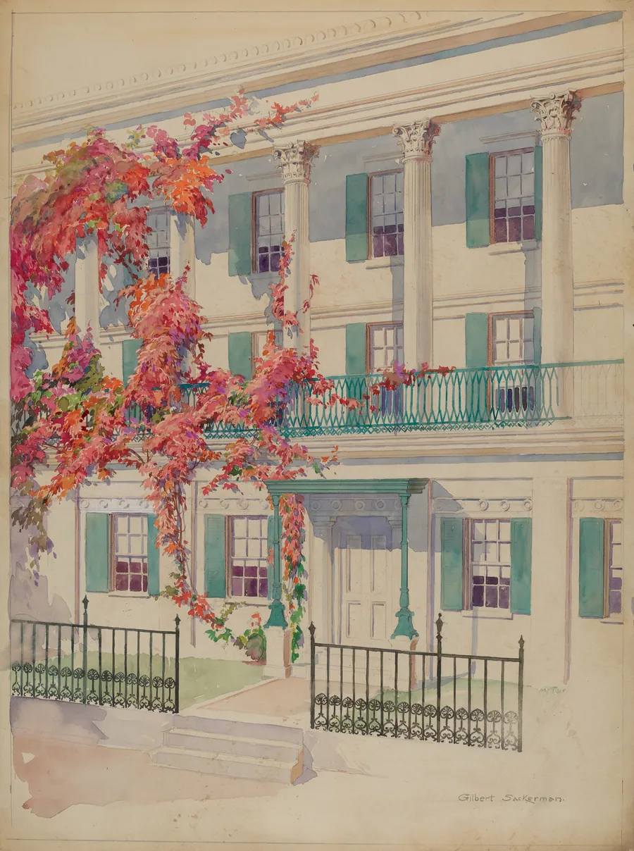 Collonade by Gilbert Sackerman