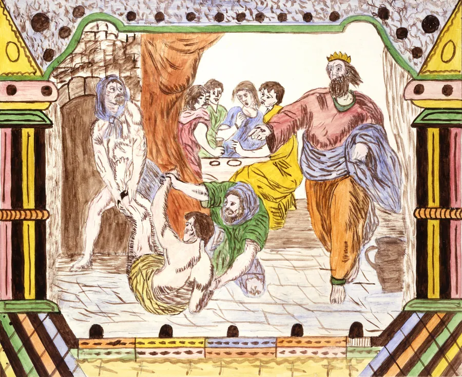Parable of the Marriage of the King's Son by Lawrence W. Ladd, active 1865-1895
