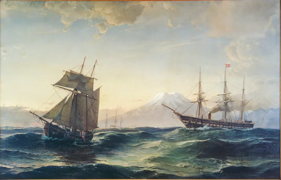 Under Island by C.F. Sørensen