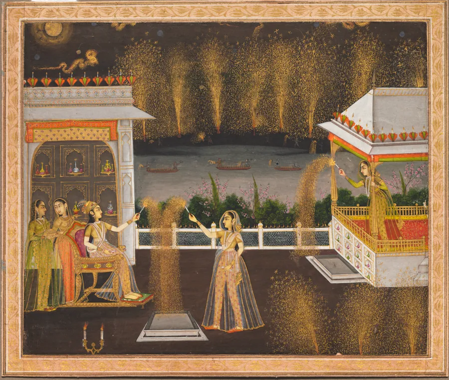 Royal Women Celebrating Diwali