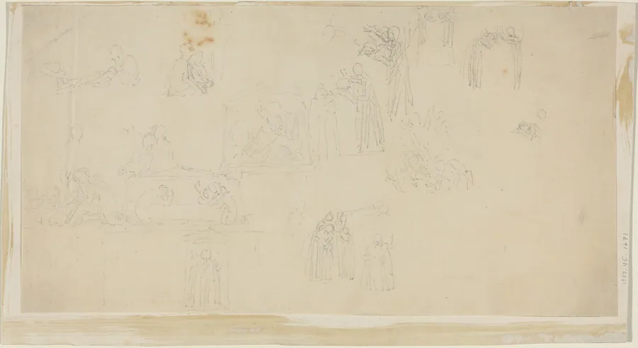 Sheet of Studies by John Flaxman