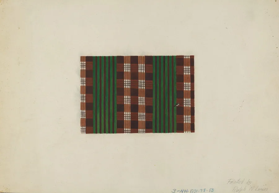 Textile Print by Ralph M. Lewis
