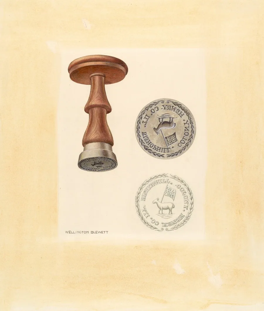 Bishop Hill: Seal by Wellington Blewett