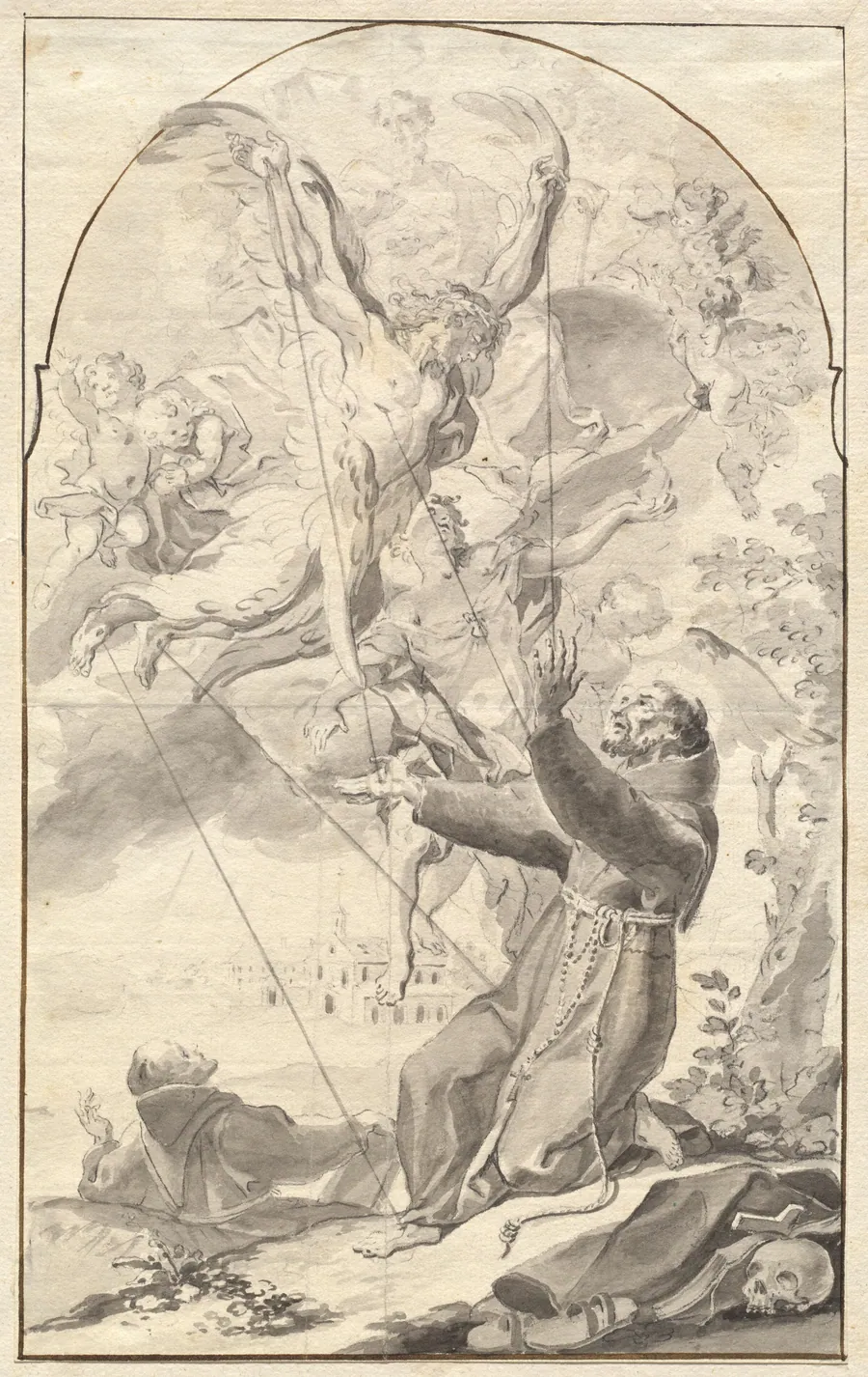 The Stigmatization of Saint Francis by Johan Baptist Enzensberger