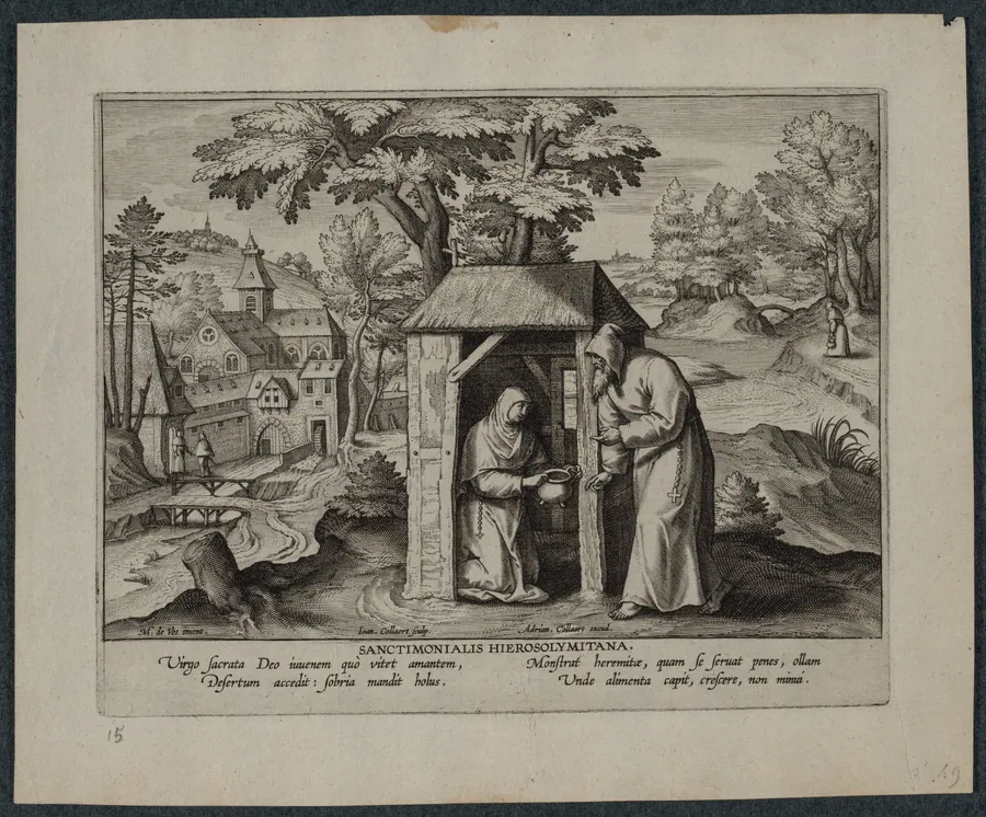 Saint Jerome by Hans Collaert