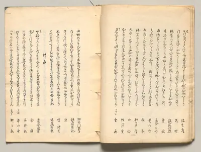 Spread Twenty from Volume Four of People of Japan in Light Verse (Kyōka)