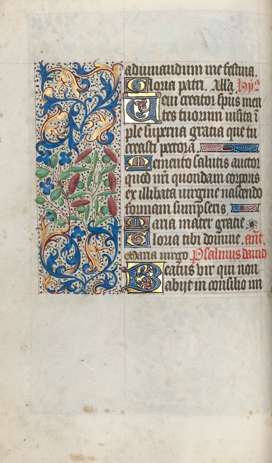 Book of Hours (Use of Rouen): fol. 56v by Master of the Geneva Latini