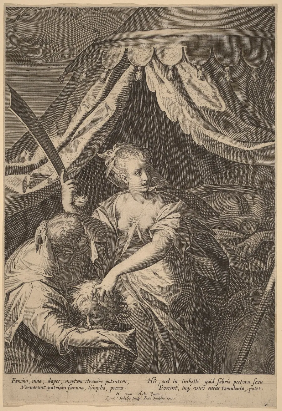 Judith with the Head of Holofernes by Aegidius Sadeler II