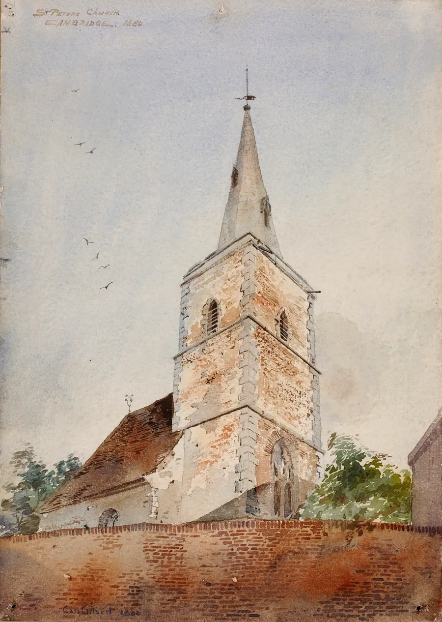 St. Peters Church, Cambridge, England by Cass Gilbert, born Zanesville, OH 1858-died Brockenhurst, England 1934