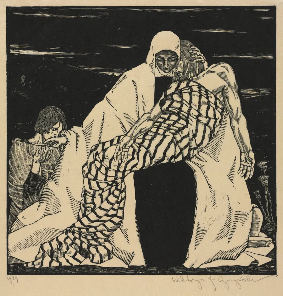 Pietà by Wiktorya J. Gorynska