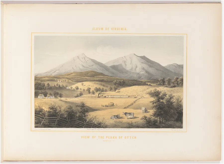 View of the Peaks of Otter by Woldemar Rau