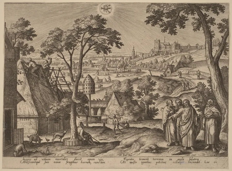 The Parable of the Rich Fool by Adriaen Collaert