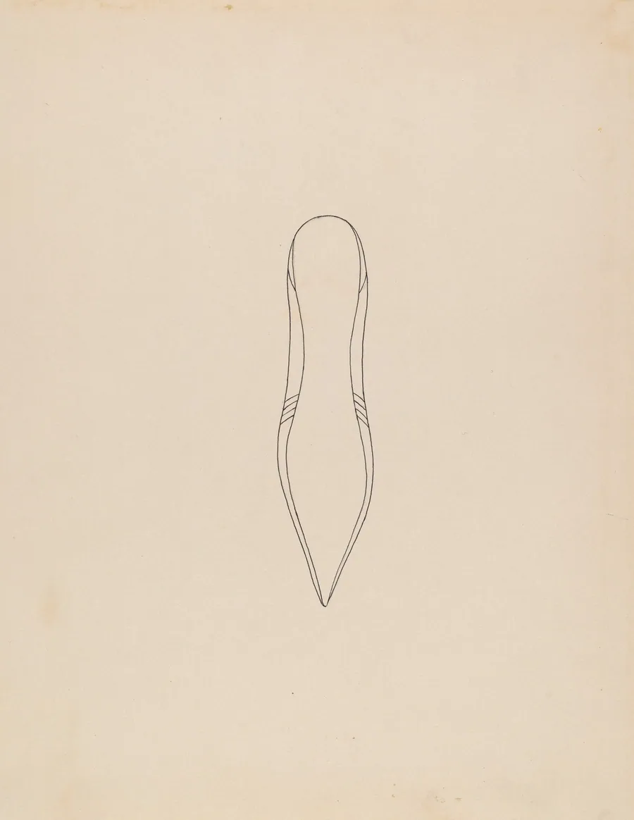 Woman's Slipper by American 20th Century