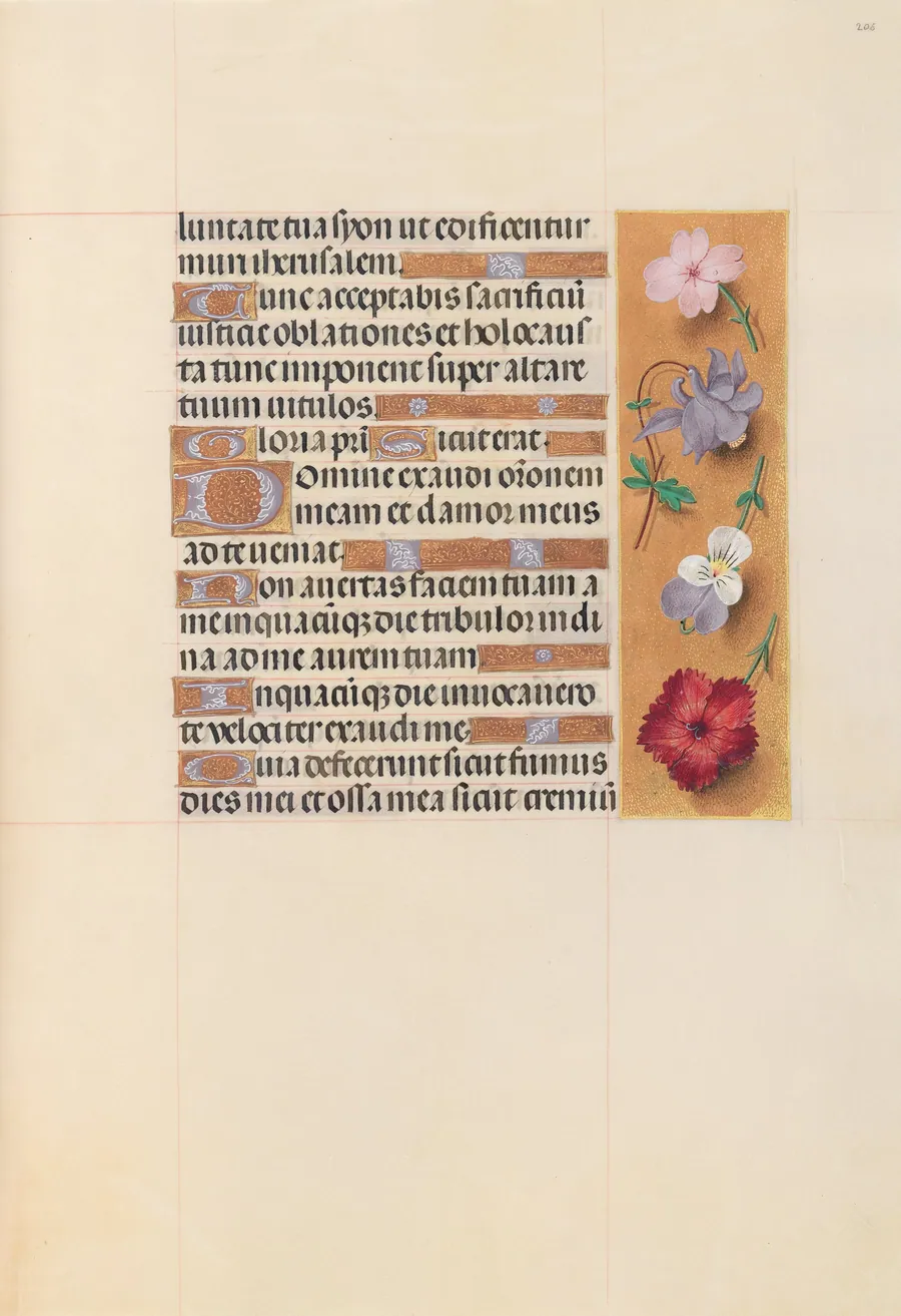 Hours of Queen Isabella the Catholic, Queen of Spain:  Fol. 206r by Master of the First Prayerbook of Maximillian