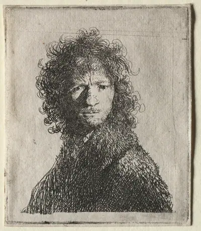 Self-Portrait Frowning: Bust