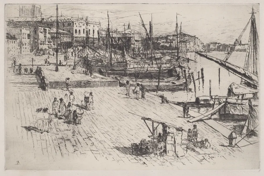 Riva Delgi Schiavoni, No. 1 by Frank Duveneck