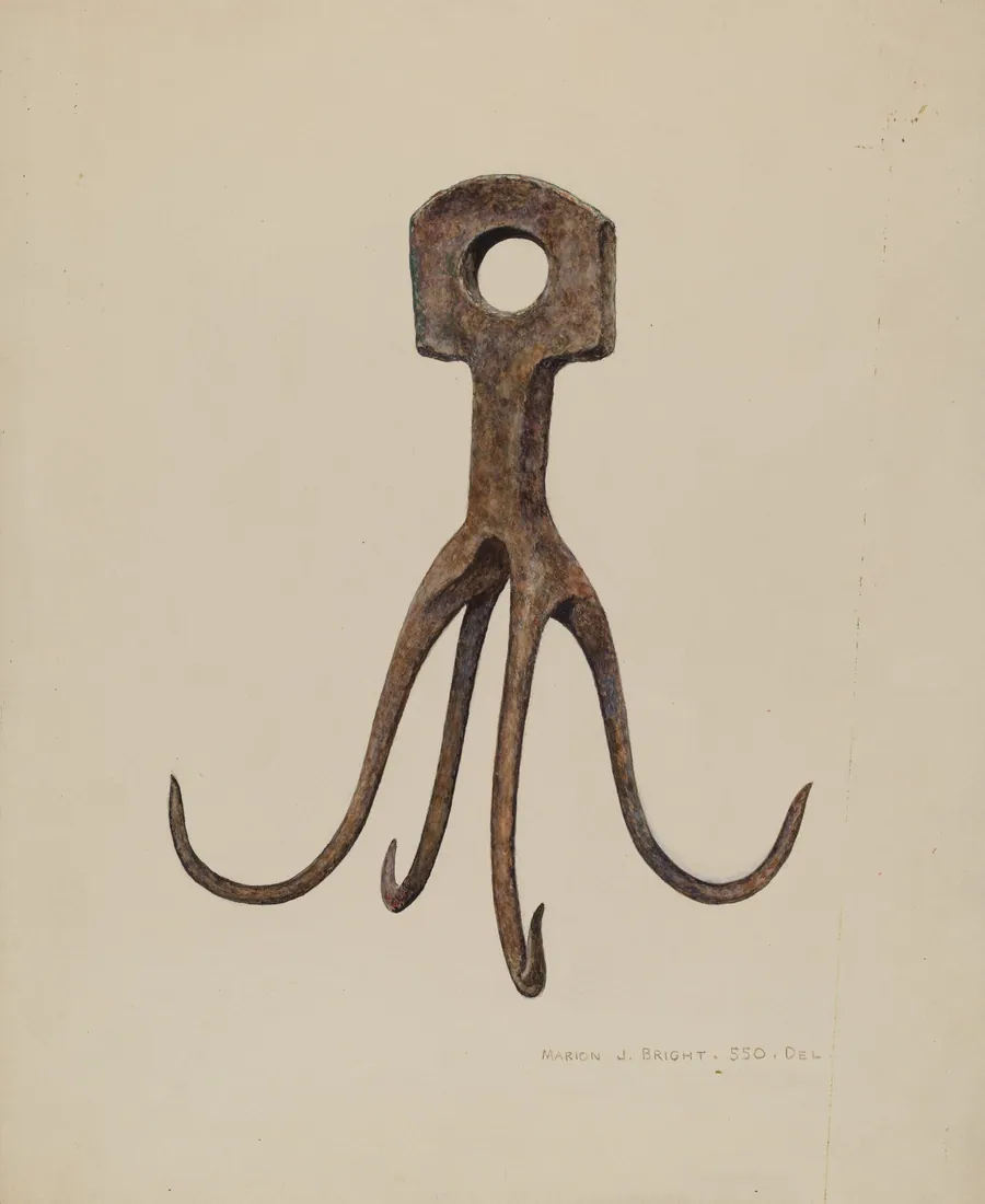 Iron Pot Hook by Marion J. Bright