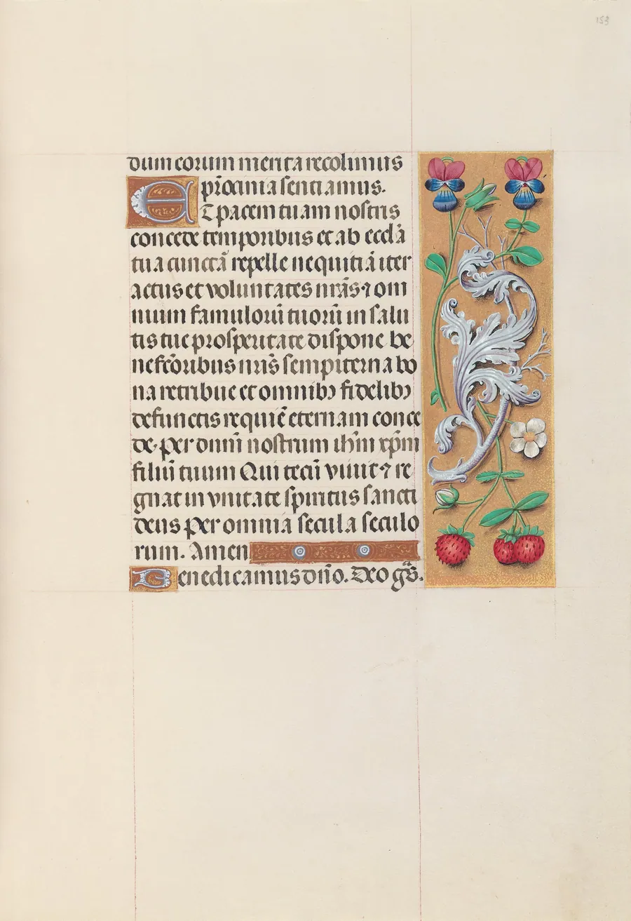 Hours of Queen Isabella the Catholic, Queen of Spain:  Fol. 153r by Master of the First Prayerbook of Maximillian