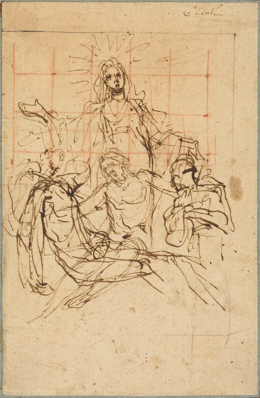 The Pietà (recto) by Ludovico Cardi called Cigoli