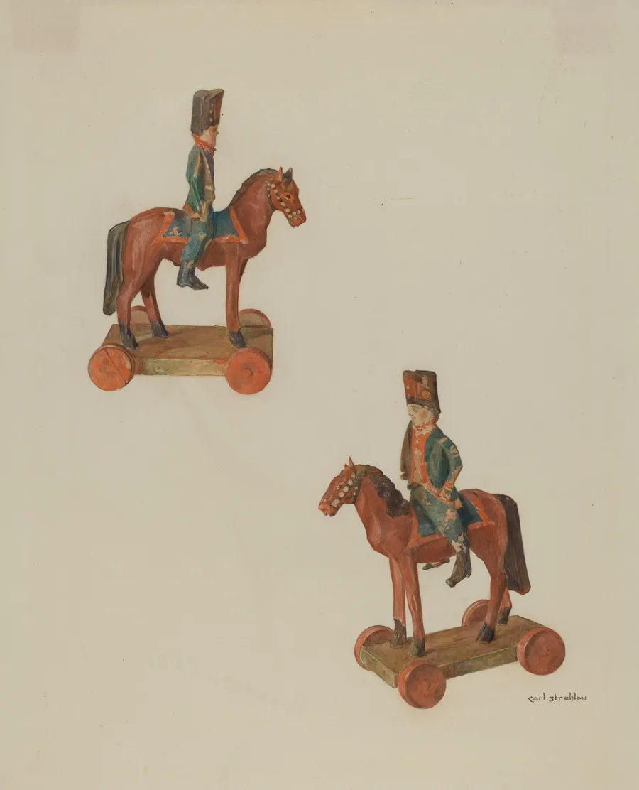 Pa. German Toy Soldier by Carl Strehlau