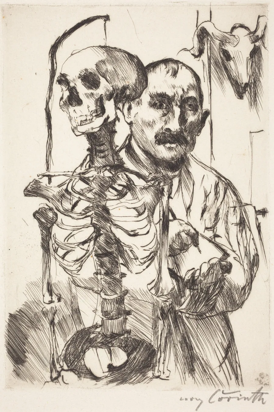 Der Künstler und der Tod II (The Artist and Death II) by Lovis Corinth