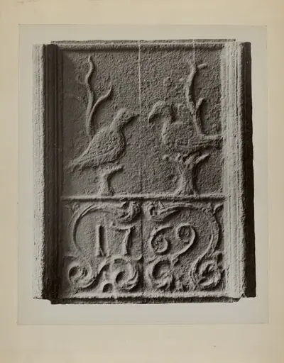 Pa. German Stove Plate