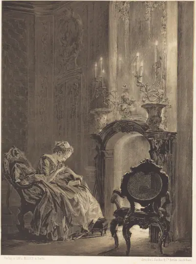 Woman before a Fire
